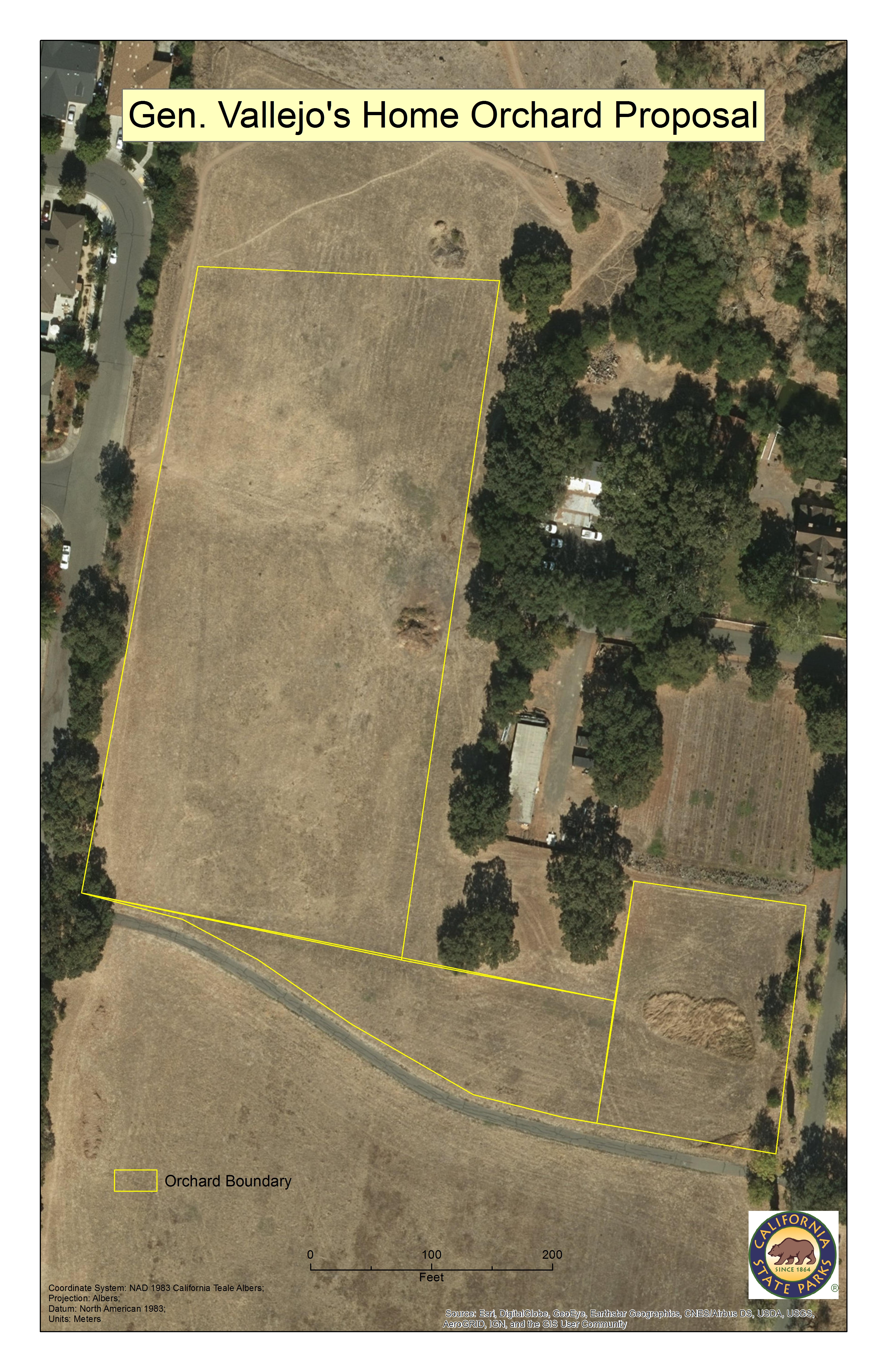 Vallejo Home Orchard Boundary
