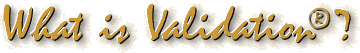  HEADER: What is Validation? 