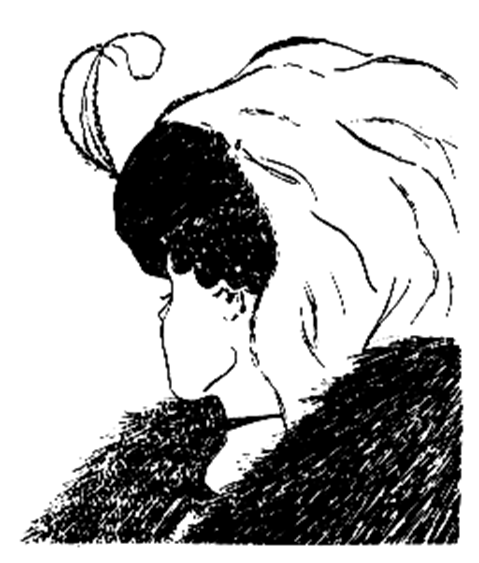 old lady young lady illustration