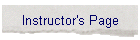 Instructor's Page
