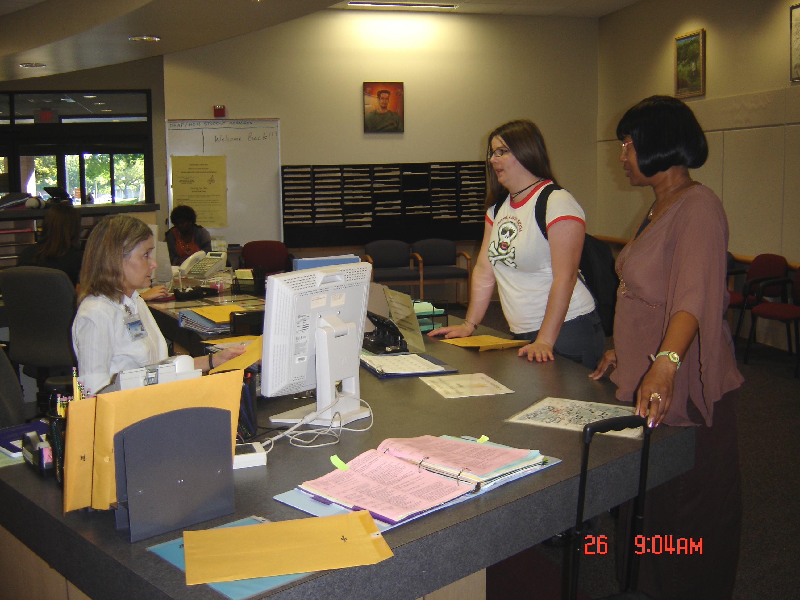 DSPS Staff and Students, Whitney and Olivia