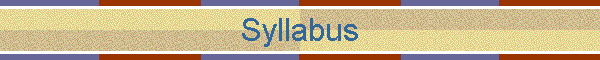 Syllabus