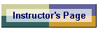 Instructor's Page