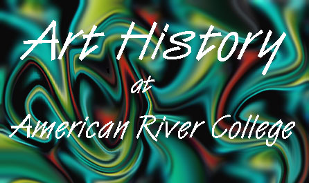 green psychedelic art history banner