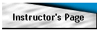 Instructor's Page