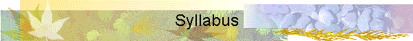 Syllabus
