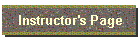 Instructor's Page