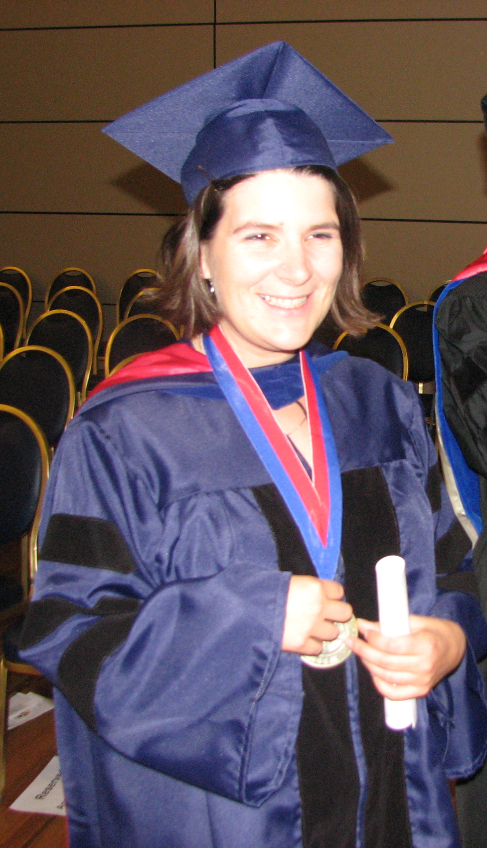 Beth graduating with her PhD from University of Arizona, 2008