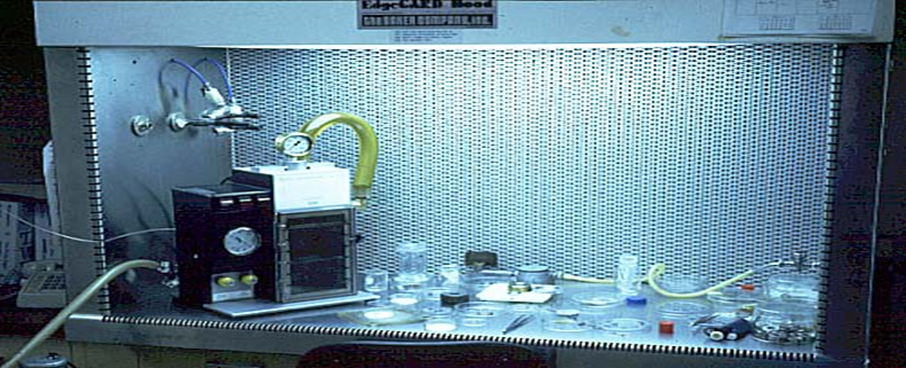 picture of the machine used for biolistic gene transfer