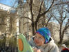 Finn with Notre Dame in back