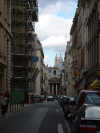 Sacre coer as seen from a random alley