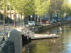 The triangular dock-like structure is the Homomonument, originally built to honor gays killed in WWII, but it now also memorializes those who have died of AIDS, and captures Amsterdam's openness and tolerance nicely