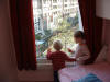View from our hotel room