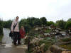 Emma and Holly contemplating crushing a helpless alpine village at France Mineature