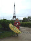 Emma with mini-Eiffel