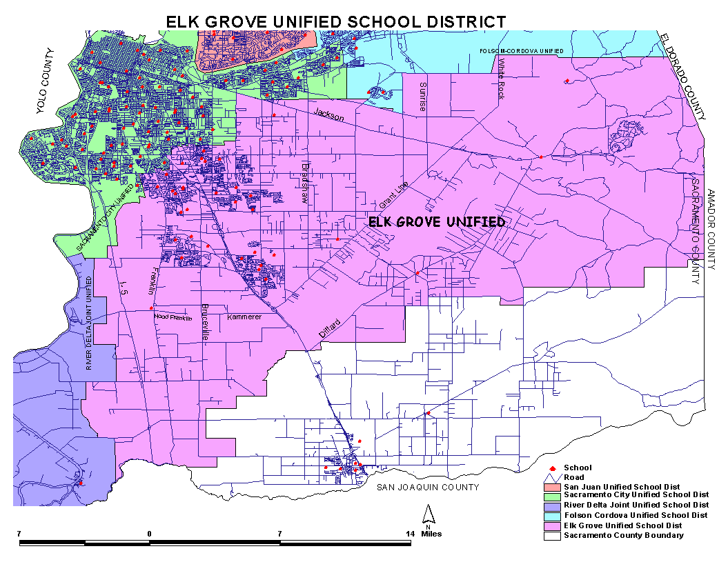 elk grove high school campus map