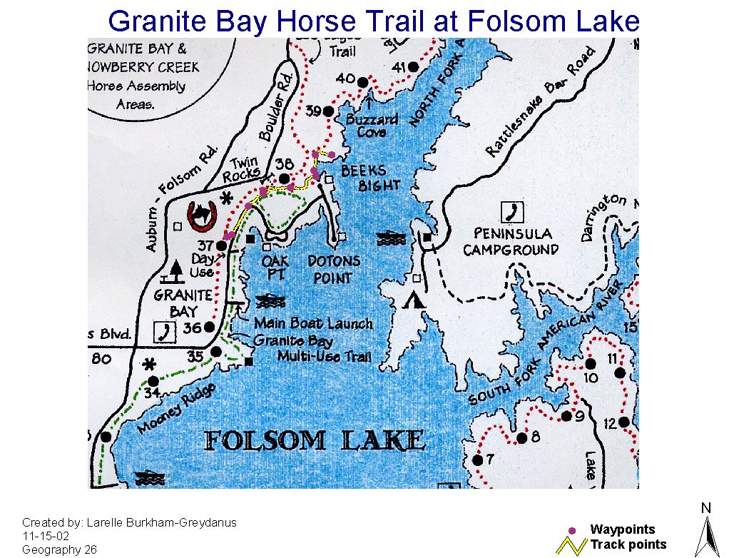 Folsom Lake Trail Map Gis 26 Burkham Greydanus 4