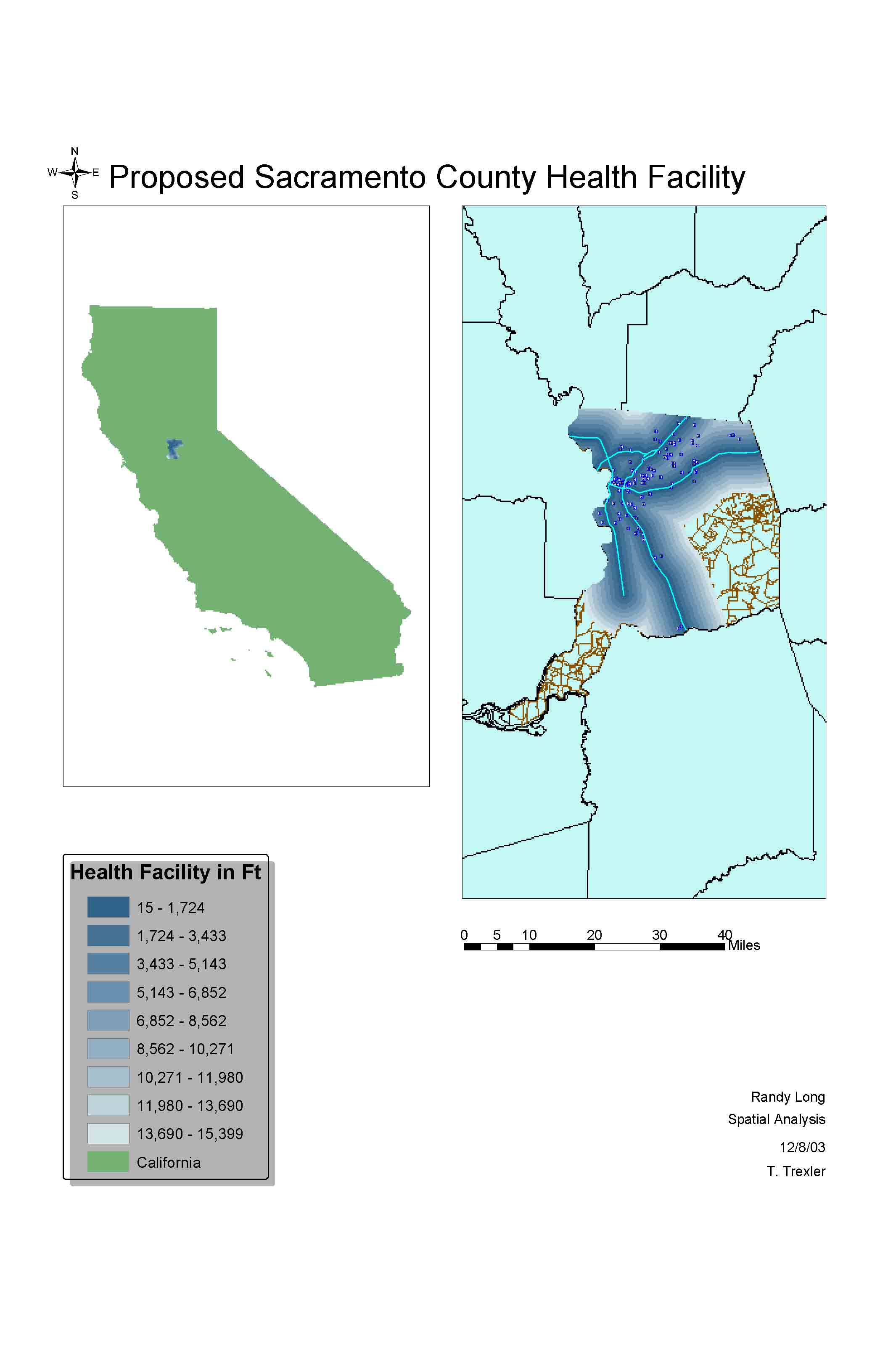 Map of Sacramento County