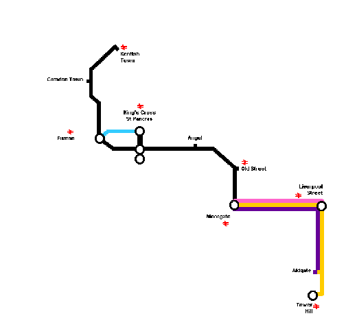 Tube Route map