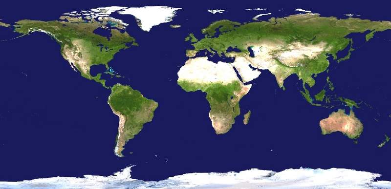 ESRI-provided world basemap