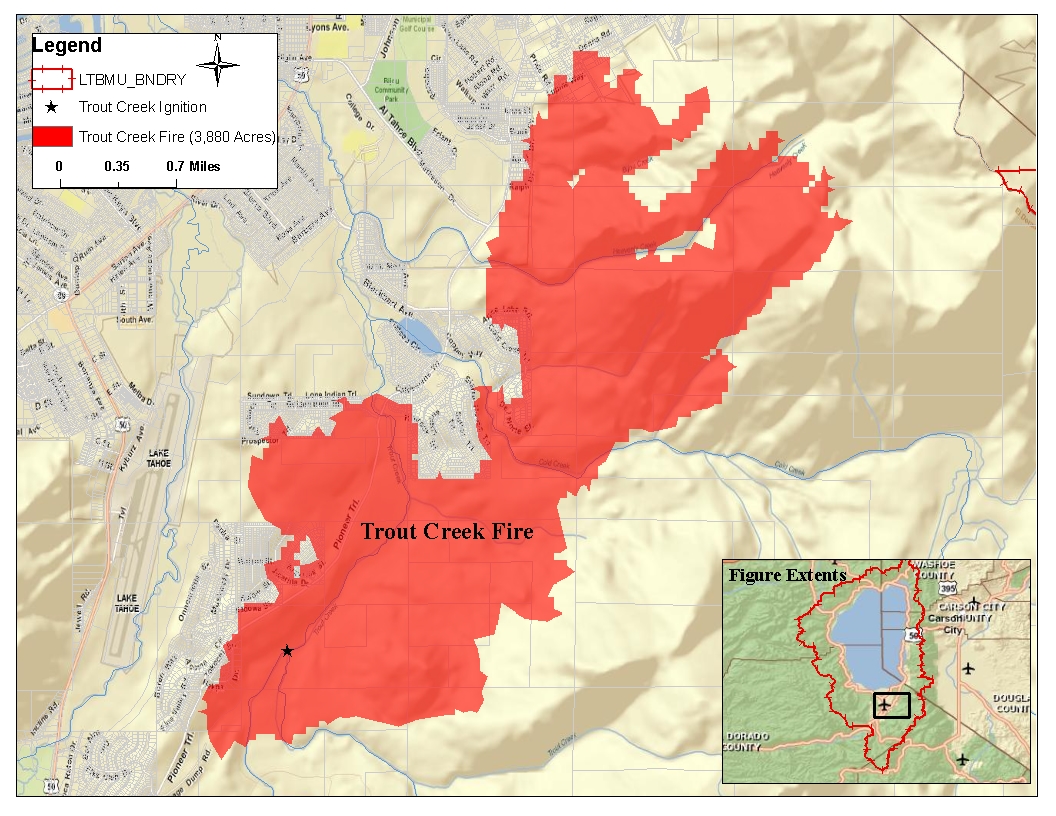 Fire Analysis Within The Lake Tahoe Basin
