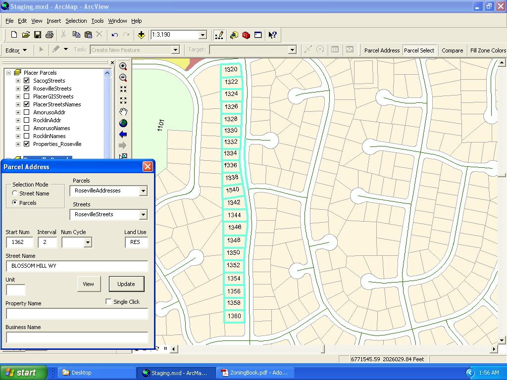 Parcel Address Tool