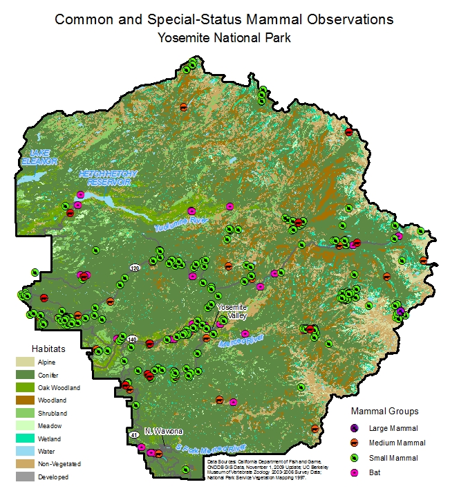 Figure 3 Mammals and Habitats