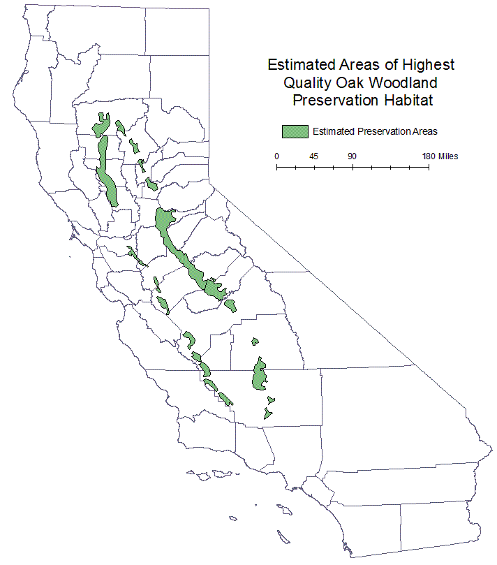 Estimated Preservation Areas