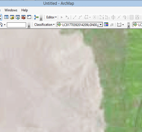Landsat image of SAKs