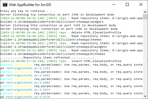 WAB Output on Windows 10