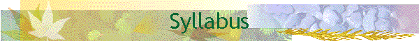 Syllabus